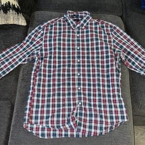 J crew button down casual slim fit shirt size L